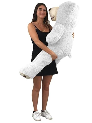 Banabear Lerosier Teddy trägt Riesenplüsch von 130 bis 340 cm !! Teddybär Teddybär Riesiger Bär (Weiß, 130 cm) von bananair