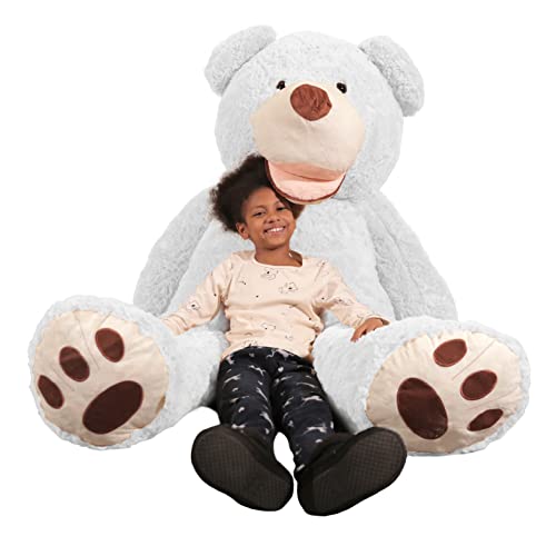 Banabear Lerosier Teddy trägt Riesenplüsch von 130 bis 340 cm !! Teddybär Teddybär Riesiger Bär (Weiß, 200 cm) von bananair