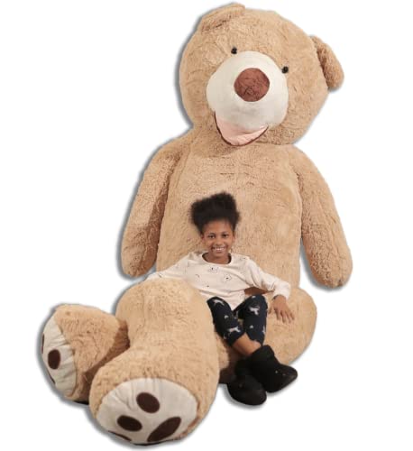 bananair - Riesen Teddybär XXL, 130 bis 340 cm - CE-Zertifiziert, Kuschelig und Flauschig, Versicherte Umarmungen Geburtstage, Zimmerdekoration (Beige, 340 cm) von bananair