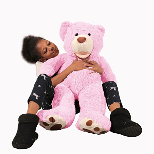 Bananair - Riesiger Teddybär aus Plüsch, XXL, Spielzeug für Kinder, originelles Geschenk, extra weich, niedlich, Geburtstag (Rosa, 100 cm) von bananair