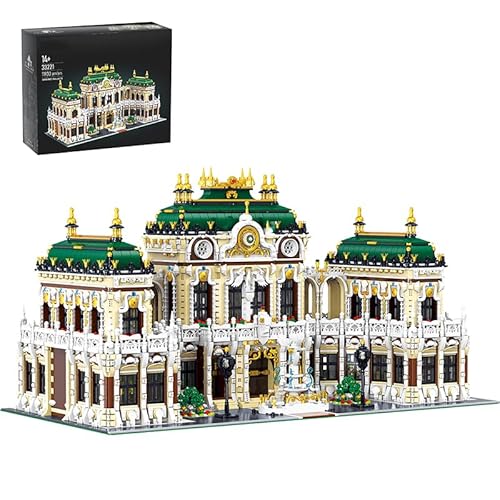 Luxuriöses Palast Haus Klemmbausteine,Palast Barock Schloss Architecture Häuser Bausteine, Stadthaus Gebäude House Modular Building Set für Erwachsene (11930 Teile) von barweer