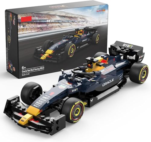 barweer Klemmbausteine 1:24 F1 Autos Technik Sammlung Geschenk für Erwachsene und Männer,RASTAR 92500 Building Set Groß Sportwagen Bausteine (333 Teile) von barweer