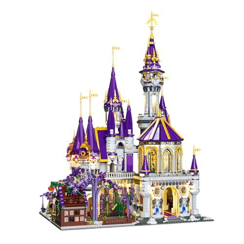 barweer Ritterburg Klemmbausteine Haus, Magic Castle Architecture Häuser Bausteine Modell, 33210 Stadthaus Gebäude House Modular Building Set Weihnachten Geschenk für Erwachsene (8514 Teile) von barweer