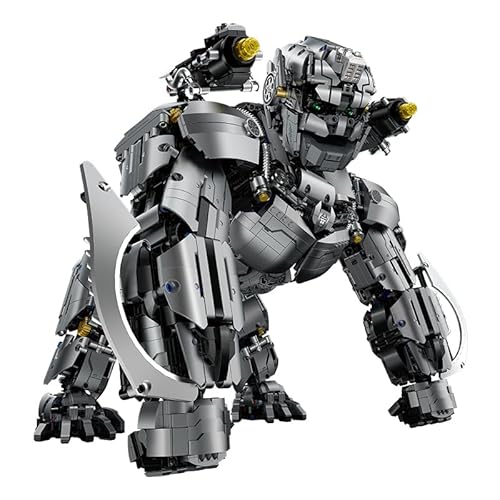 barweer Kong King Mech Klemmbausteine Set, Transformrobot Mechanics Modell,Technik Transforming Roboter Spielzeug für Erwachsene Jungen（4160 Teile） von barweer