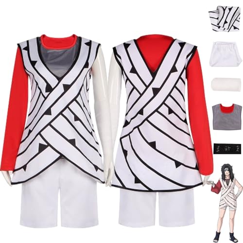 bbganlian Anime Charakter Yuhi Kurenai Cosplay Kostüm Outfit Tsunade Rollenspiel Uniform Komplettes Set Halloween Karneval Party Dress Up Anzug mit Kopfschmuck für Frauen Mädchen (L) von bbganlian