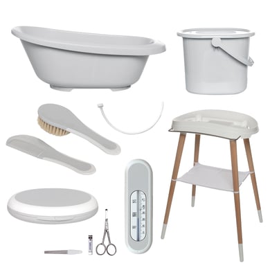 bébé-jou® Badeset 7-tlg Sense Light Grey von bébé-jou