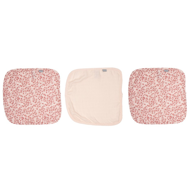 bébé jou® Spucktücher 3er-Pack Leopard Pink von bébé-jou