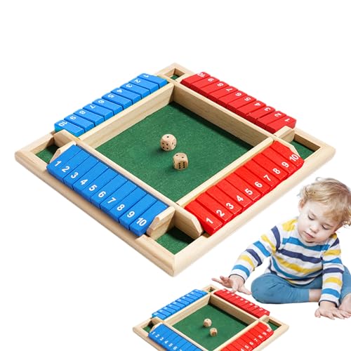 bellv Geschlossenes Boxspiel | Mathematische Spiele aus Holz – Strategiespiel für Erwachsene, Familie, Klassenzimmer, Haus, Party oder Kneipe, Barspiele, Tischspiele, 2 bis 4 Spieler von bellv