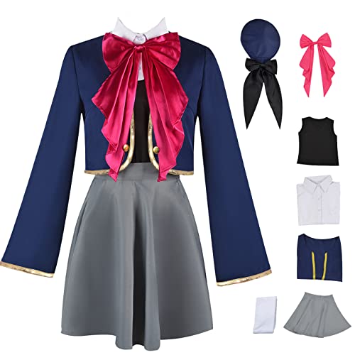 bi bi hou Arima Kana Cosplay Kostüm Komplettes Set mit Perücke Anime Oshi no Ko Cosplay Verkleidung Kana Arima Cosplay Uniform Halloween Karneval Party Bühnenauftritt Kostüm Erwachsene von bi bi hou