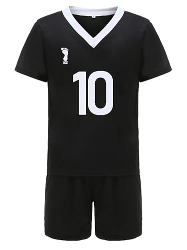 bi bi hou Haikyuu Cosplay Kostüm Inarizaki High School Trikot Set T-Shirt und Shorts Haikyuu Rintaro Suna Volleyball Club Uniform Jersey Weihnachten Halloween Karneval Party Sport Kostüm von bi bi hou