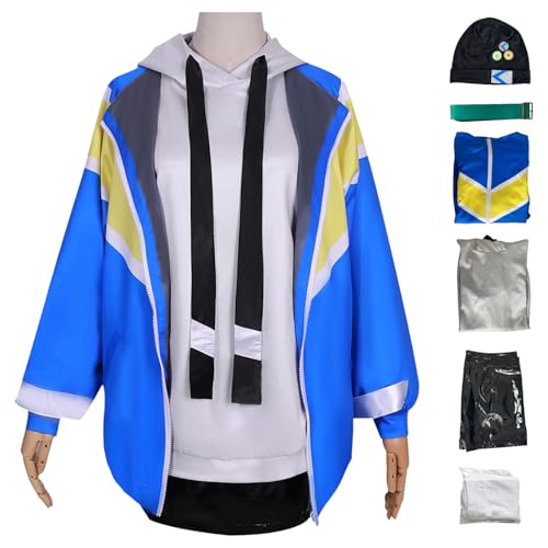 bi bi hou Kano Yamanouchi Cosplay Kostüm Set Anime Jellyfish Can't Swim in The Night Verkleidung Yamanouchi Kano Cosplay Outfit Weihnachten Halloween Karneval Party Bühnenauftritt Kostüm von bi bi hou