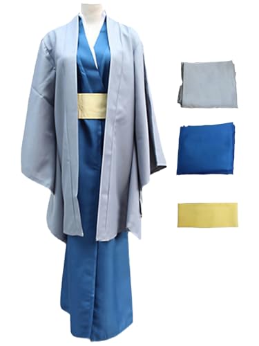 bi bi hou Katsura Kotarou Cosplay Kostüm Set Anime Gintama Verkleidung Kotarou Katsura Kimono Weihnachten Halloween Karneval Party Bühnenauftritt Kostüm Erwachsene von bi bi hou