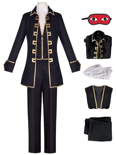 bi bi hou Okita Sougo Cosplay Kostüm Set Anime Gintama Verkleidung Hijikata Toushirou Uniform Weihnachten Halloween Karneval Party Bühnenauftritt Kostüm Erwachsene von bi bi hou