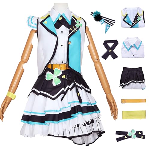 bi bi hou Project Sekai Cosplay Kostüm Hanasato Minori/Hinomori Shizuku/Momoi Airi/Kiritani Haruka Cosplay Verkleidung Uniform Halloween Karneval Party Bühnenauftritt Kostüm Erwachsene von bi bi hou