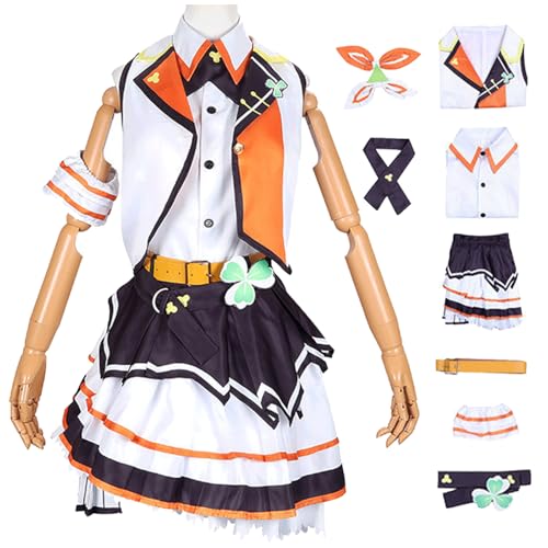 bi bi hou Project Sekai Cosplay Kostüm Hanasato Minori/Hinomori Shizuku/Momoi Airi/Kiritani Haruka Cosplay Verkleidung Uniform Halloween Karneval Party Bühnenauftritt Kostüm Erwachsene von bi bi hou