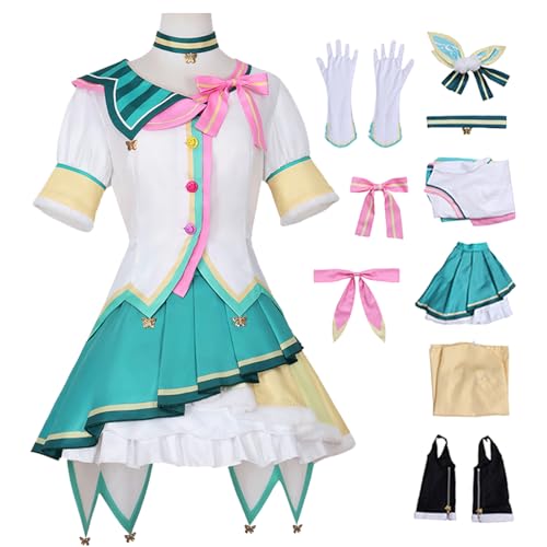 bi bi hou Project Sekai Kusanagi Nene Cosplay Kostüm Komplettes Set Project Sekai Cosplay Verkleidung Nene Kusanagi Uniform Halloween Karneval Party Bühnenauftritt Kostüm Erwachsene von bi bi hou