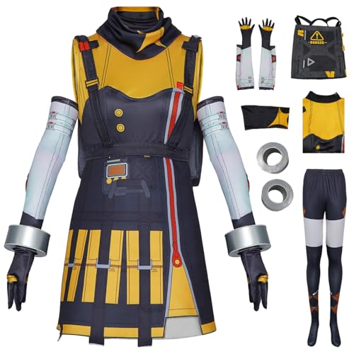 bi bi hou Zenless Zone Zero Soldier 11 Cosplay Kostüm Komplettes Set Zenless Zone Zero Cosplay Verkleidung Soldier 11 Uniform Halloween Karneval Party Bühnenauftritt Kostüm Erwachsene von bi bi hou