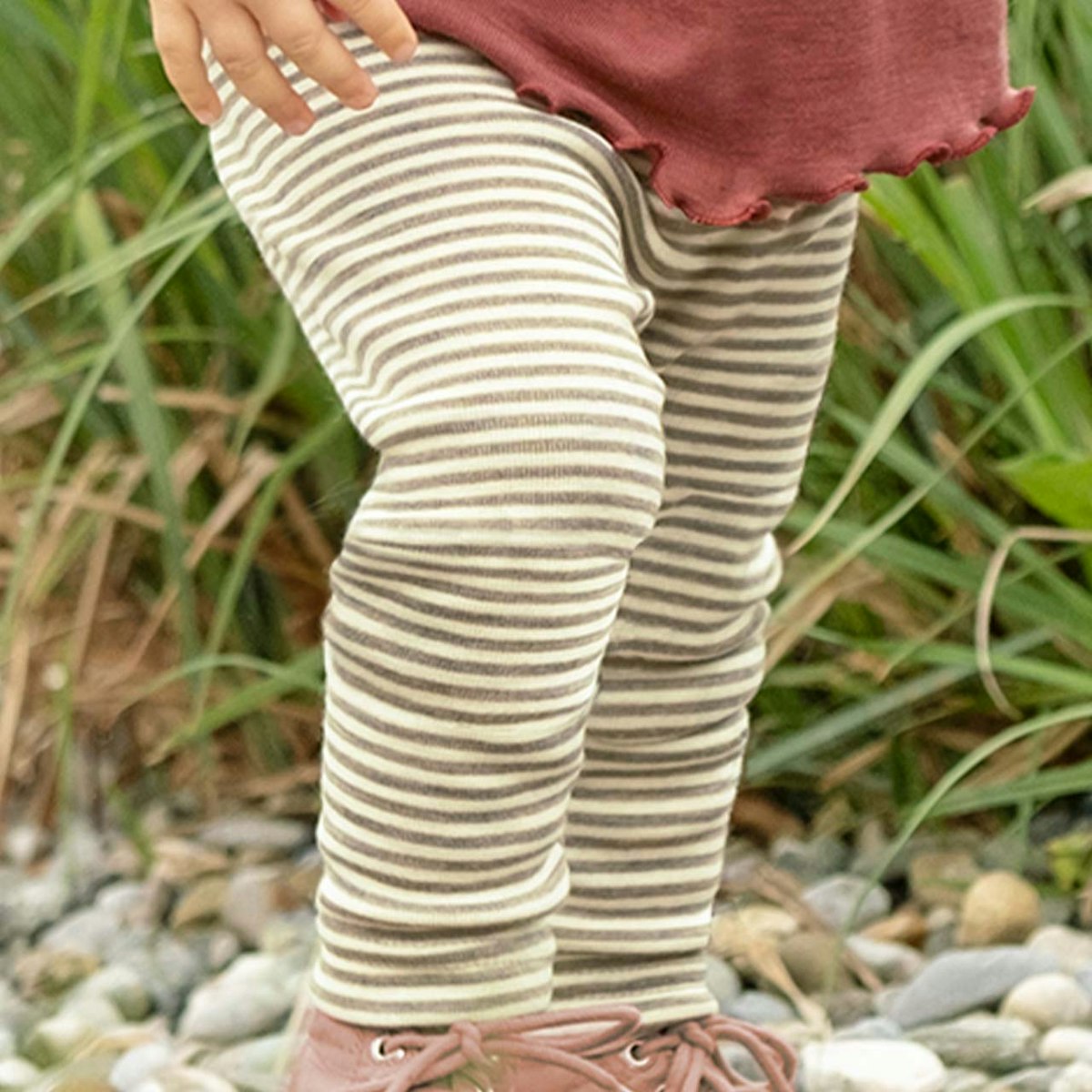 100% Wolle Kinder Leggings braun-natur 62/68 100% Wolle Kinder Leggings braun-natur 62/68