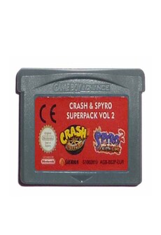 2 in 1 Crash & Spyro Pack Volume 2 EUR Version English Language 32 Bit Game For Nintendo GBA Console Nintendo 3DS