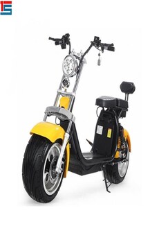 2021x citycoco 72v electric scooter from best seller high quality Black