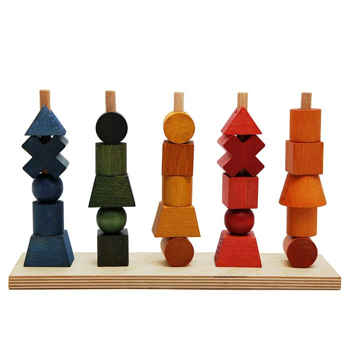 26-tlg kreatives Regenbogen Steckspiel 26-tlg kreatives Regenbogen Steckspiel