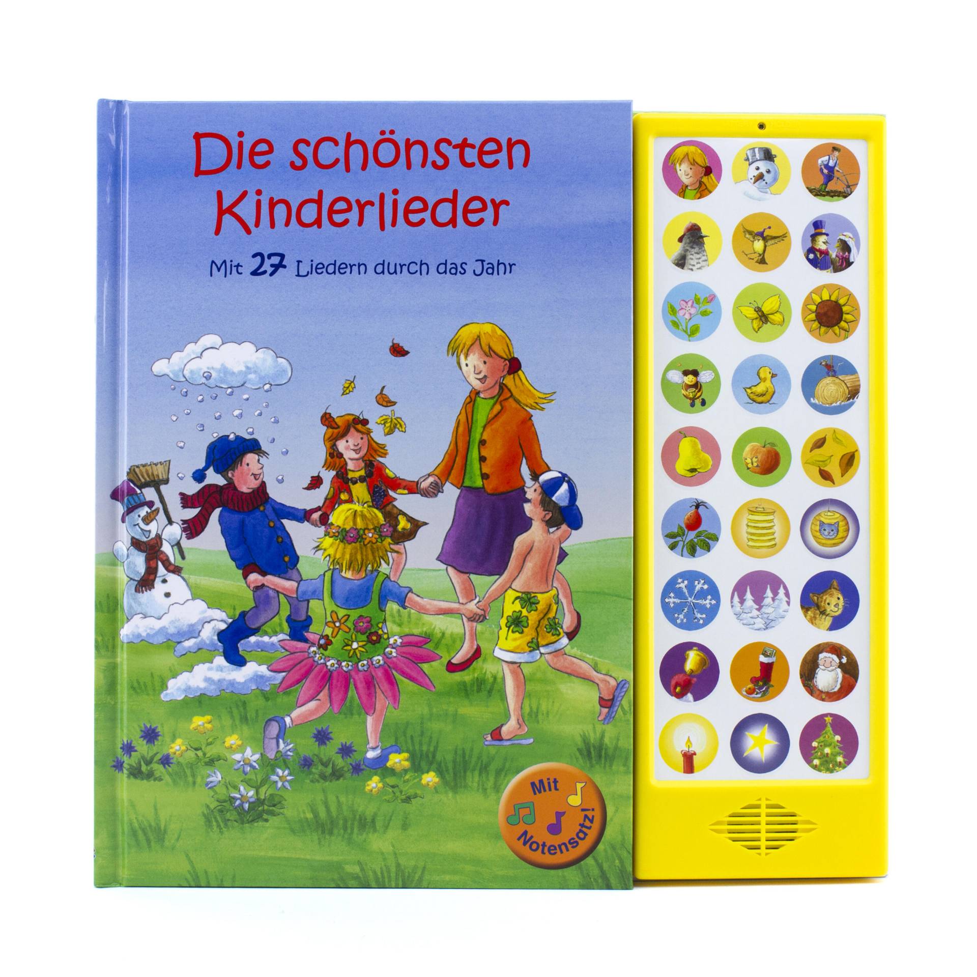27-Button-Soundbuch, Die Schönsten Kinderlieder, Mit 27 Liedern durch das Jahr 27-Button-Soundbuch, Die Schönsten Kinderlieder, Mit 27 Liedern durch das Jahr