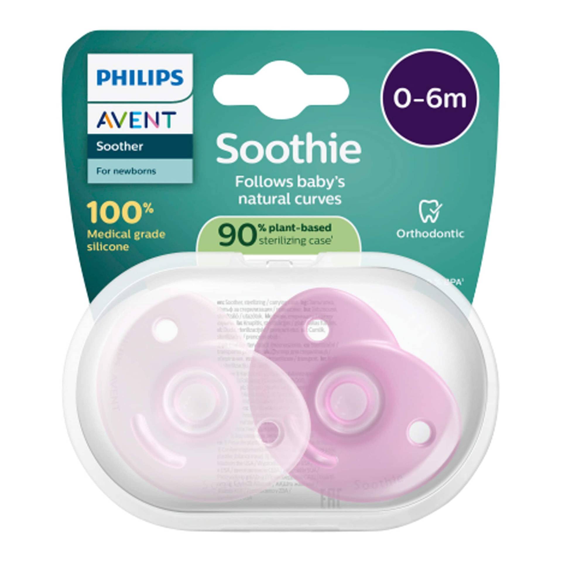 Philips Avent 2er-Pack Schnuller Soothie 0-6M Philips Avent 2er-Pack Schnuller Soothie 0-6M von Philips Avent