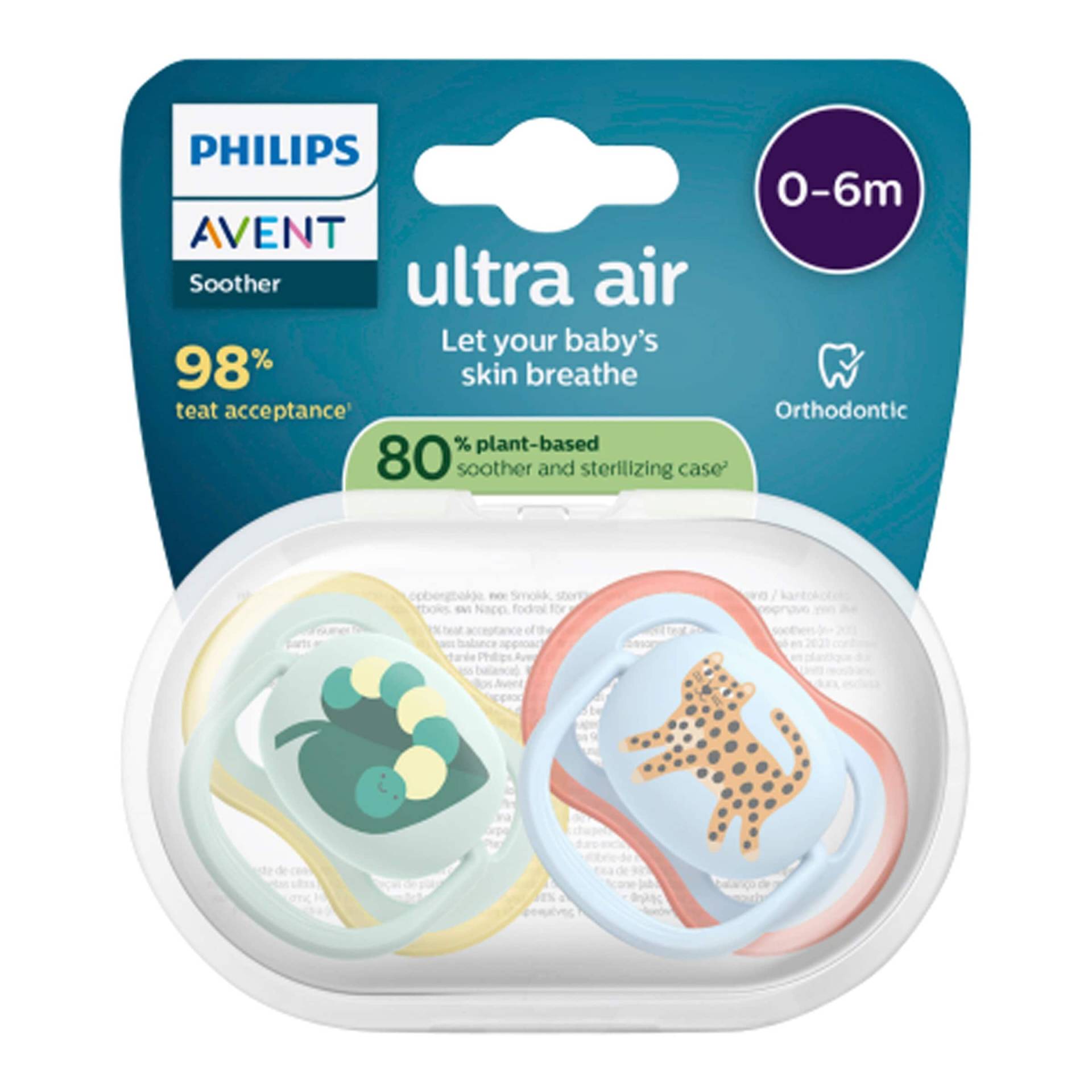 Philips Avent 2er-Pack Schnuller ultra air, 0-6M Philips Avent 2er-Pack Schnuller ultra air, 0-6M von Philips Avent
