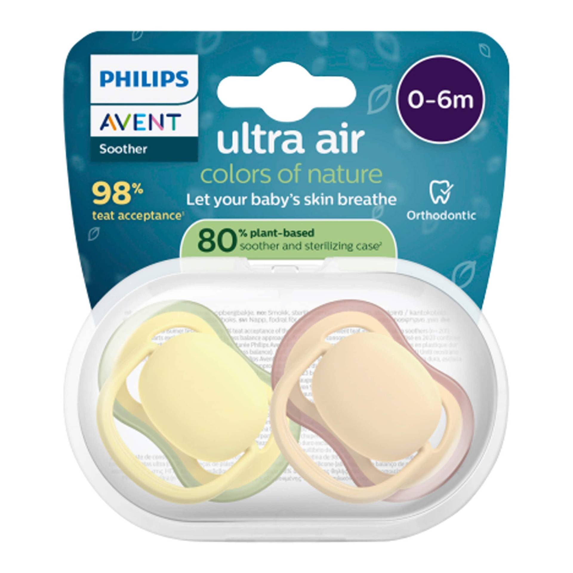 Philips Avent 2er-Pack Schnuller ultra air, 0-6M Philips Avent 2er-Pack Schnuller ultra air, 0-6M von Philips Avent