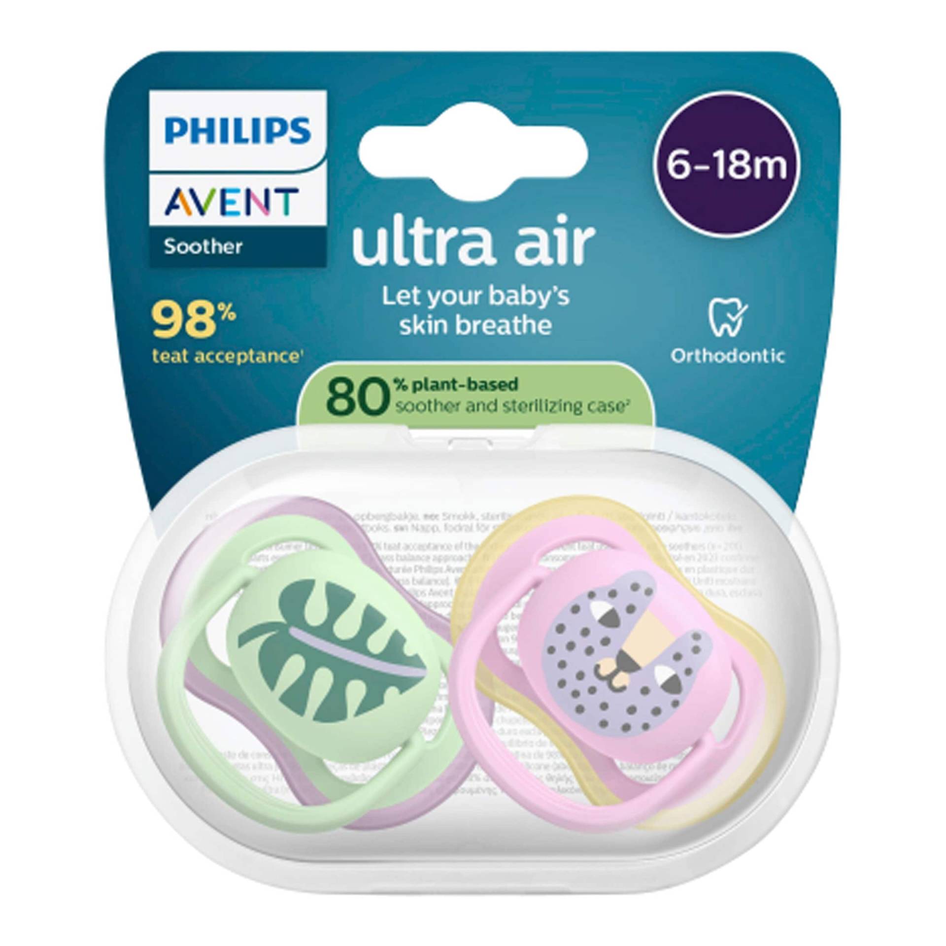 Philips Avent 2er-Pack Schnuller ultra air, 6-18M Philips Avent 2er-Pack Schnuller ultra air, 6-18M von Philips Avent