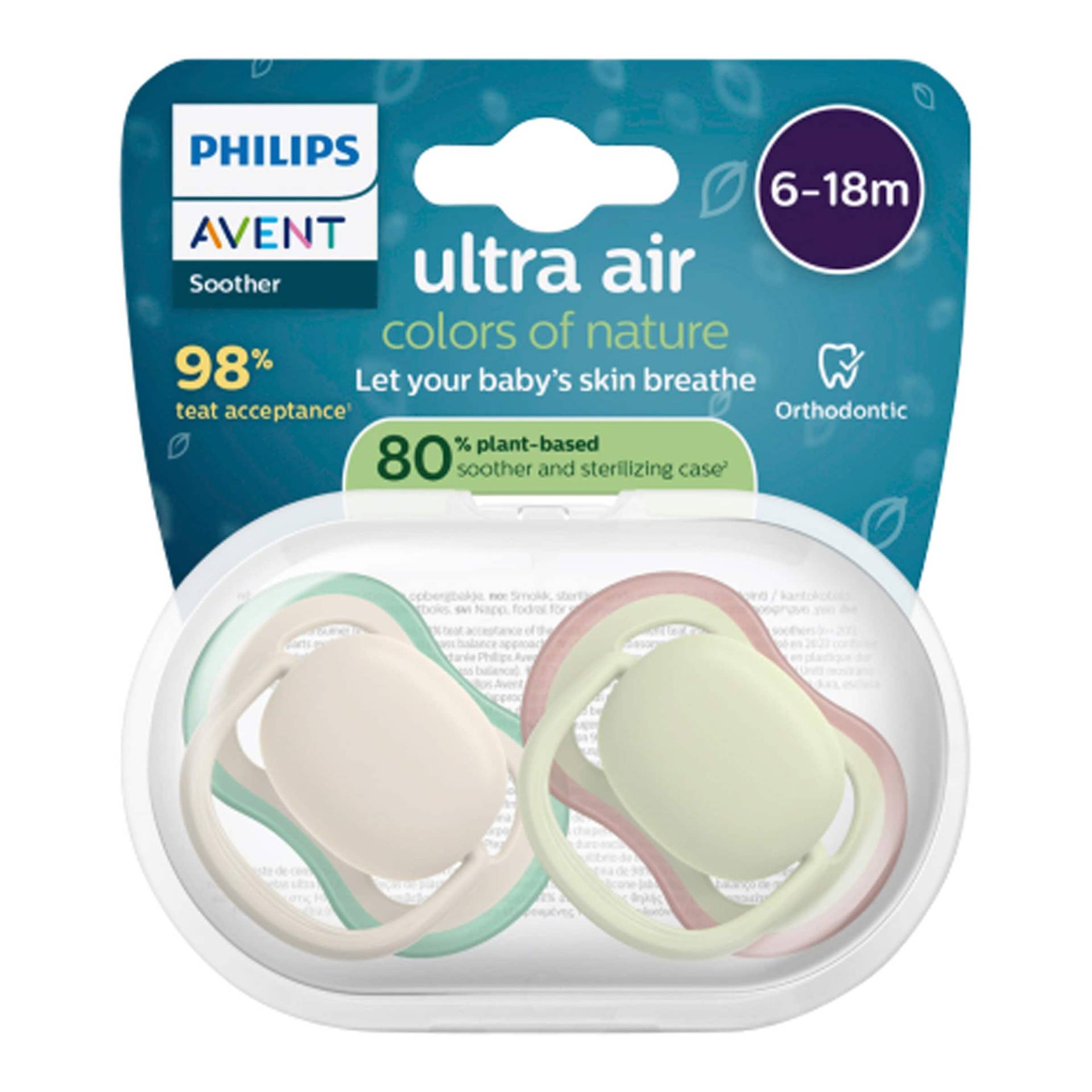 Philips Avent 2er-Pack Schnuller ultra air, 6-18M Philips Avent 2er-Pack Schnuller ultra air, 6-18M von Philips Avent