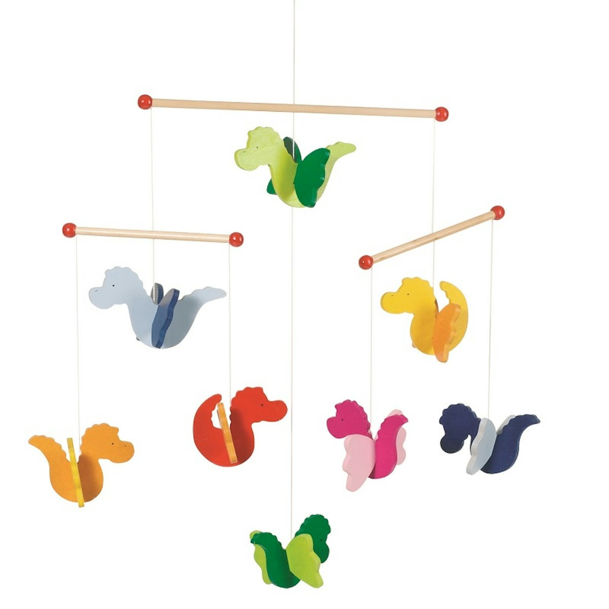 3-D Mobile für Wickeltisch od. Bettchen - Drachen 3-D Mobile für Wickeltisch od. Bettchen - Drachen