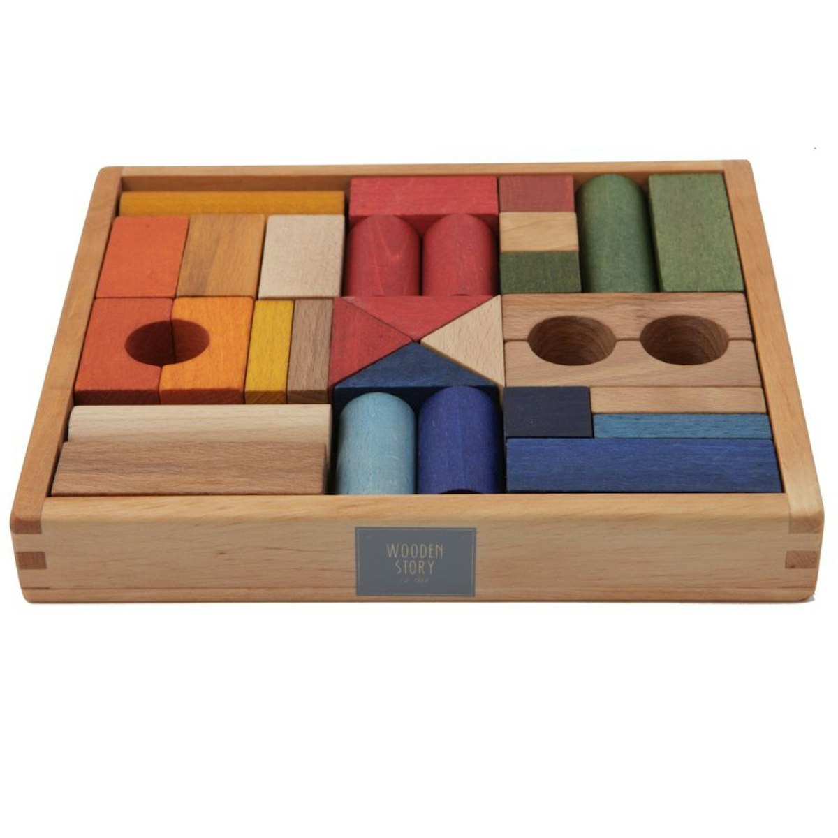 30 Regenbogen Bauklötze in edler Box ab 2 Jahre 30 Regenbogen Bauklötze in edler Box ab 2 Jahre