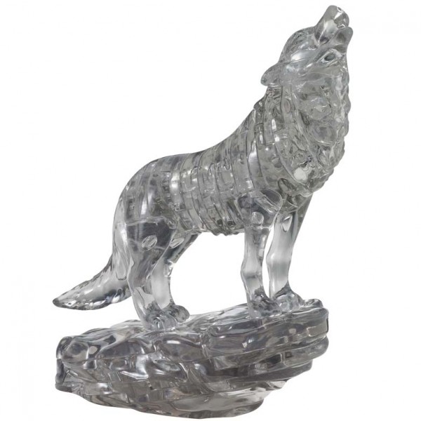 3D Crystal Puzzle - Wolf Schwarz 3D Crystal Puzzle - Wolf Schwarz