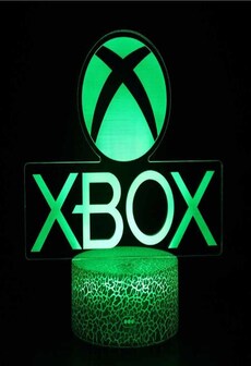 3D Night Light Lamp Gaming Room Desk Lighting Decoration 16 Colors with Remote Control XBOX Icon