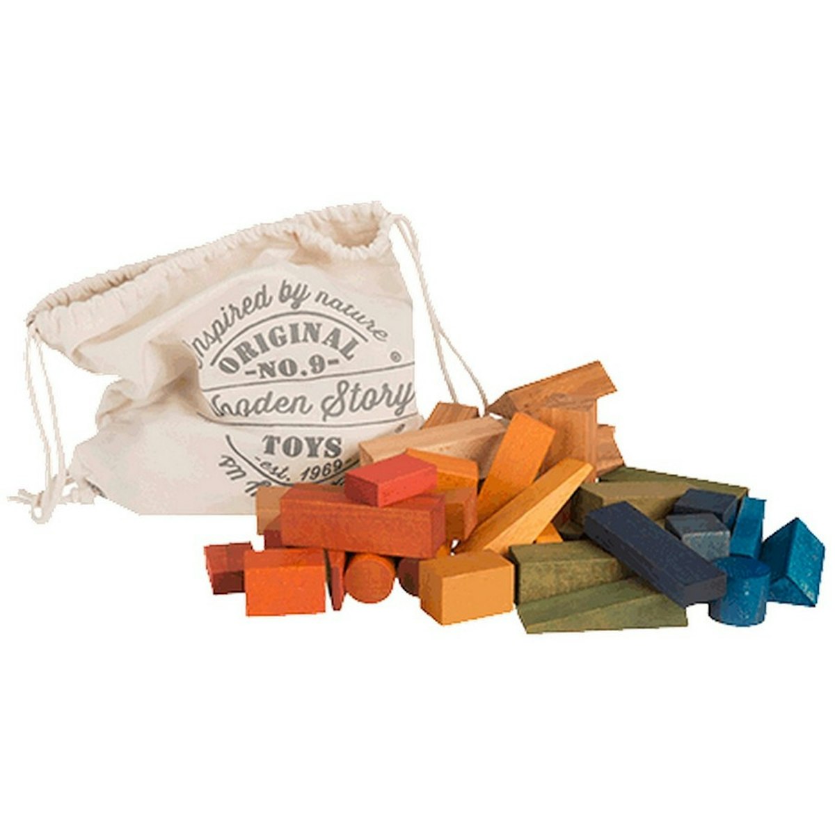50 XL pflanzlich gefärbte Bauklötze mit Sack ab 12 Monate 50 XL pflanzlich gefärbte Bauklötze mit Sack ab 12 Monate