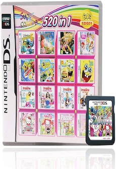 520 In 1 Compilation Video Game Cartridge Card For Nintendo DS 3DS 2DS Super Combo Multi Cart Nintendo 3DS Code