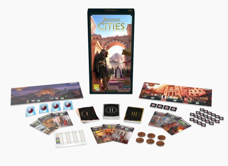 7 Wonders Cities Erweiterung (De) neues Design Brettspiel Familienspiel Spiel