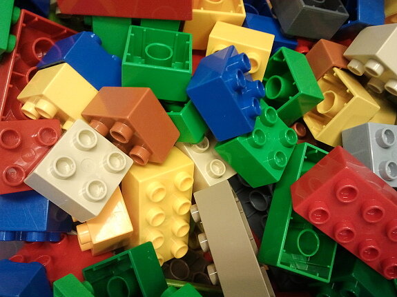 80 DUPLO BAUSTEINE