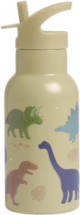 A Little Lovely Company Edelstahl Trinkflasche 350ml Dinosaurier