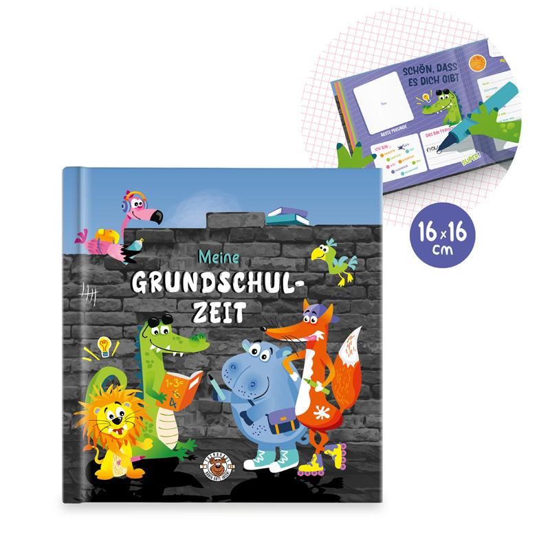 ABC Freundebuch 16,5x1,3x16,8cm Schreibwaren + Bücher ABC Freundebuch 16,5x1,3x16,8cm Schreibwaren + Bücher