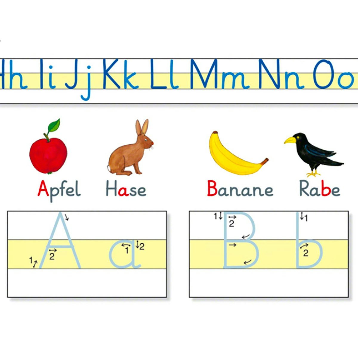 ABC Lerntafel abwischbar ab 5 Jahre ABC Lerntafel abwischbar ab 5 Jahre