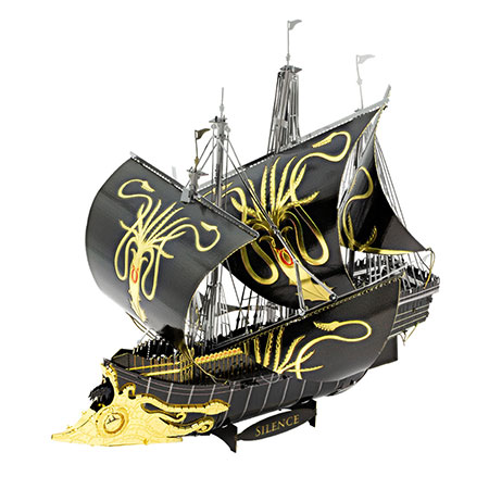 AGOT Metal Earth: Premium Series | Greyjoy Ship Silence - 3D Metall Puzzle