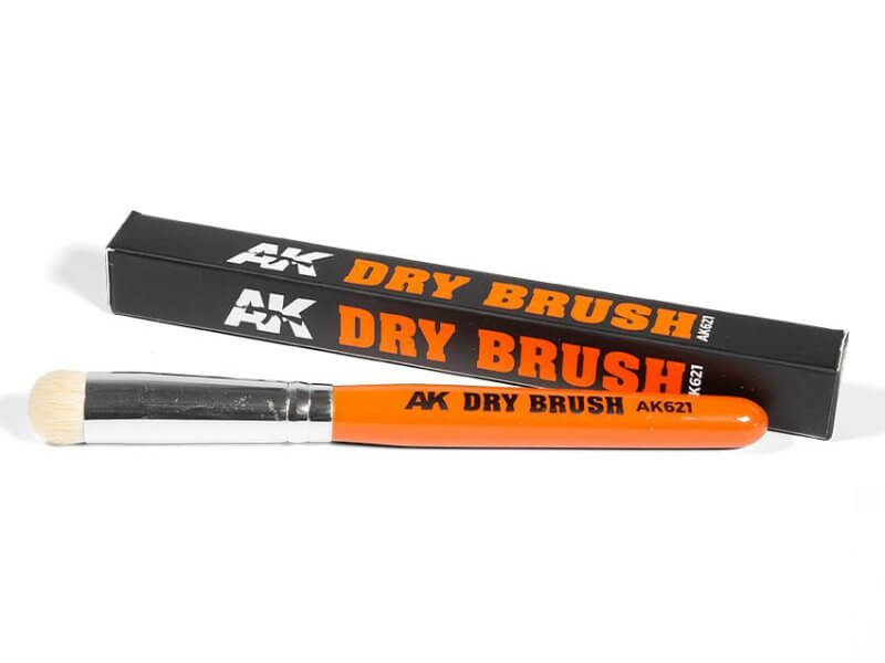 AK Interactive Dry Brush AK621 Modellbau Trockenbürst Pinsel AK621