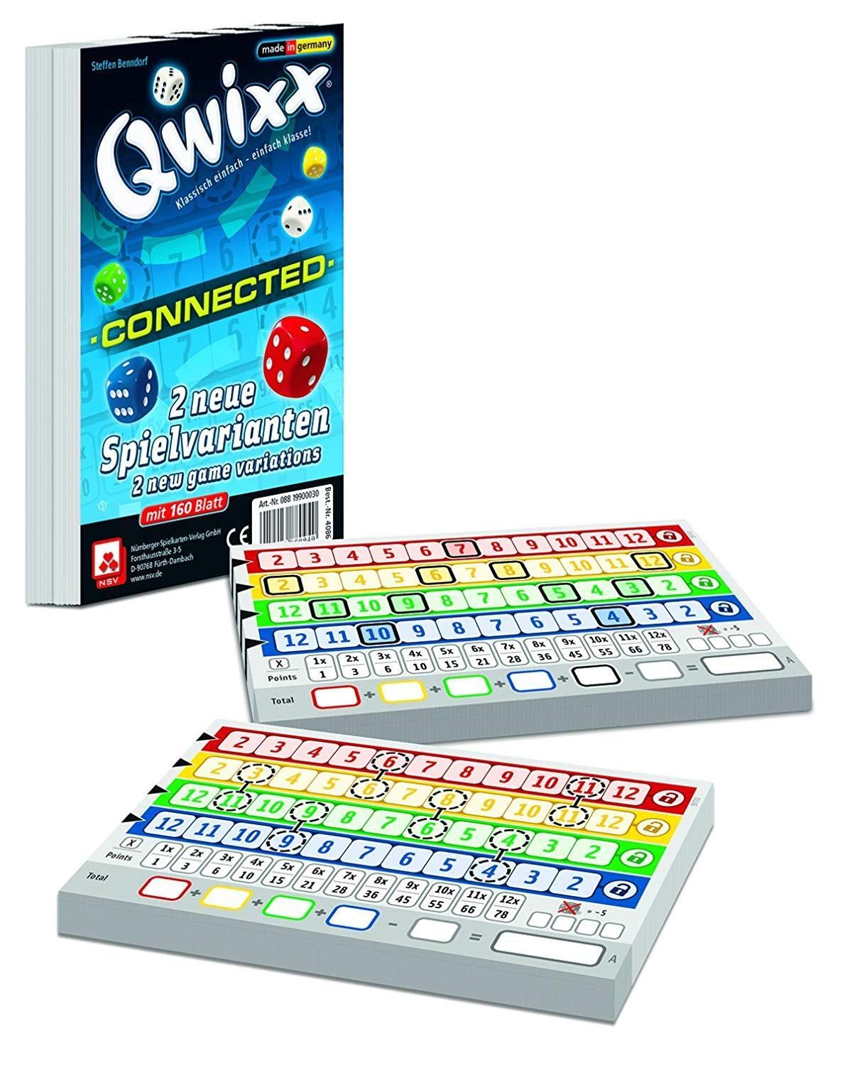 ASS Altenburger Spielkarten - QWIXX - CONNECTED - ZUSATZBLÖCKE ASS Altenburger Spielkarten - QWIXX - CONNECTED - ZUSATZBLÖCKE