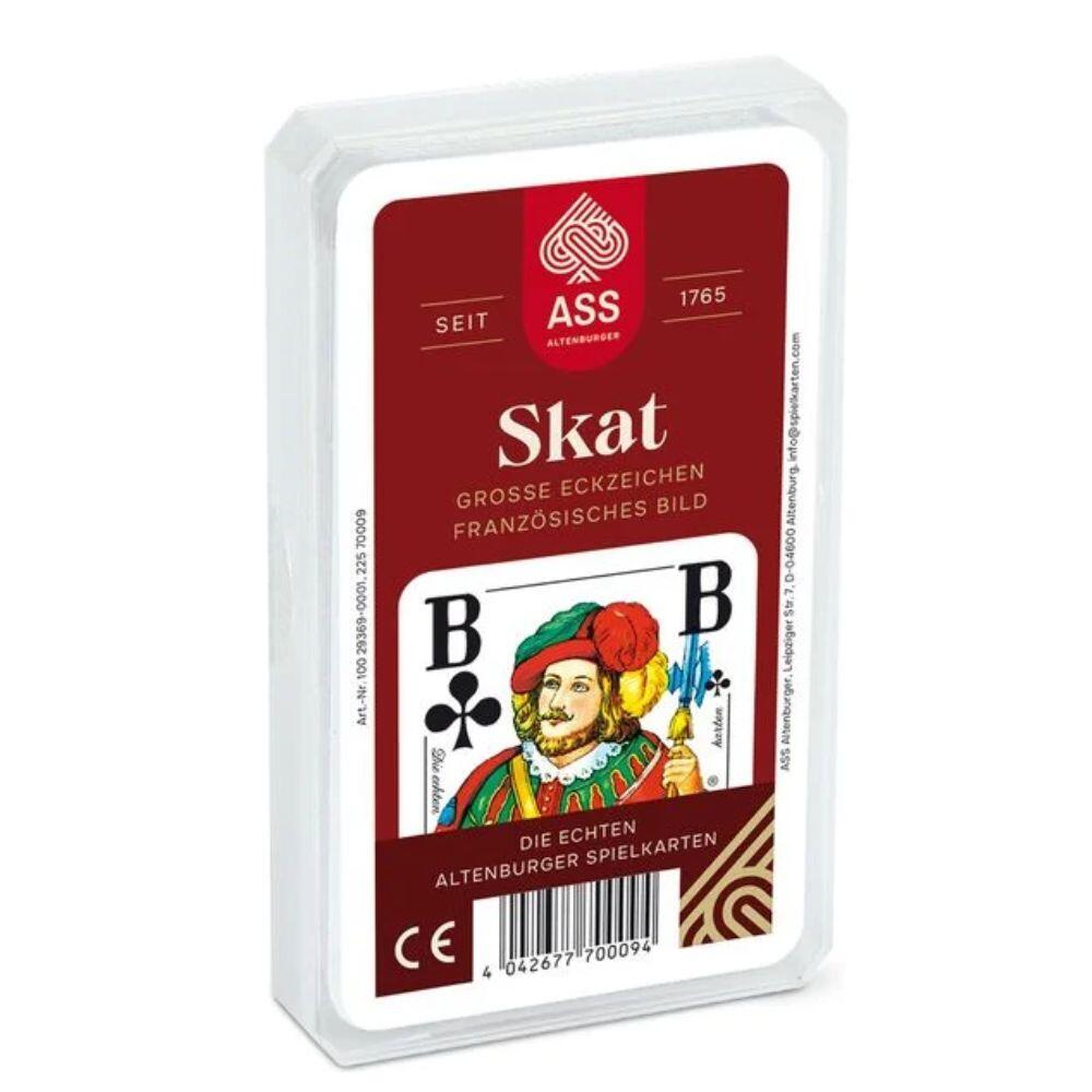 ASS Altenburger Spielkarten - Skat große Eckzeichen französisches Bild ASS Altenburger Spielkarten - Skat große Eckzeichen französisches Bild