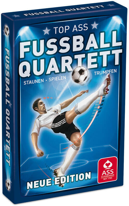 ASS Altenburger Spielkarten - TOP ASS Giga Quartett Fußball ASS Altenburger Spielkarten - TOP ASS Giga Quartett Fußball