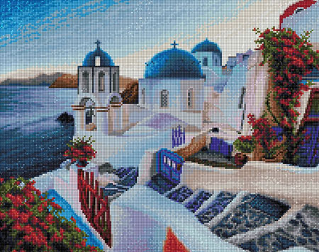 Abend in Santorini