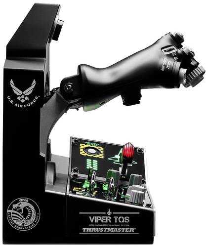 Thrustmaster VIPER TQS MISSION Flugsimulator-Steuerpanel-Schubhebel-System PC Schwarz von Thrustmaster