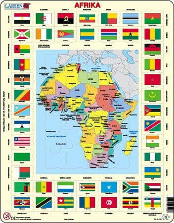 Afrika und Flaggen Afrika und Flaggen